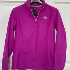 North face quarter zip fleece